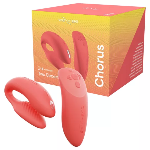 We-Vibe Chorus - vibrator za pare z upravljanjem prek aplikacije (oranžen)