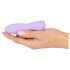 Cuties Mini 3 - polnilni, vodoodporni spiralni vibrator (vijolični)