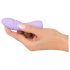 Cuties Mini 3 - polnilni, vodoodporni spiralni vibrator (vijolični)