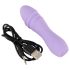 Cuties Mini 3 - polnilni, vodoodporni spiralni vibrator (vijolični)
