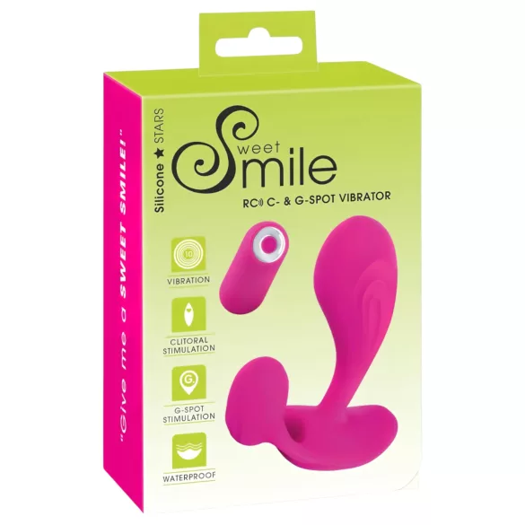 SMILE RC - vibracijski stimulator G-točke - akumulatorski - roza