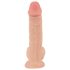 Nature Skin - dildo z umetno kožo - 19 cm - naravna barva