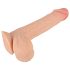 Nature Skin - dildo z umetno kožo - 19 cm - naravna barva