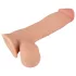 Nature Skin - dildo z umetno kožo - 20 cm - naravna barva