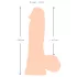 Nature Skin - dildo z umetno kožo - 20 cm - naravna barva
