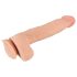 Dildo z naravno kožo - 25cm (natur)
