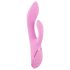 SMILE Nodding - polnilni vibrator s klitoralnim nastavkom (roza)