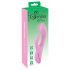 SMILE Nodding - polnilni vibrator s klitoralnim nastavkom (roza)