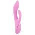 SMILE Nodding - polnilni vibrator s klitoralnim nastavkom (roza)