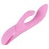 SMILE Nodding - polnilni vibrator s klitoralnim nastavkom (roza)