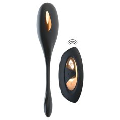 XOUXOU - daljinsko voden, elektro vibro jajček (črn)