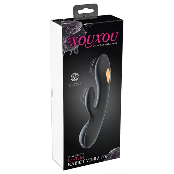 XOUXOU - vibratorski stimulator klitorisa z ročko - akumulatorski - črn