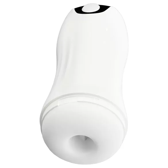 STROKER - akumulatorski sesalno-vibracijski masturbator (bel)