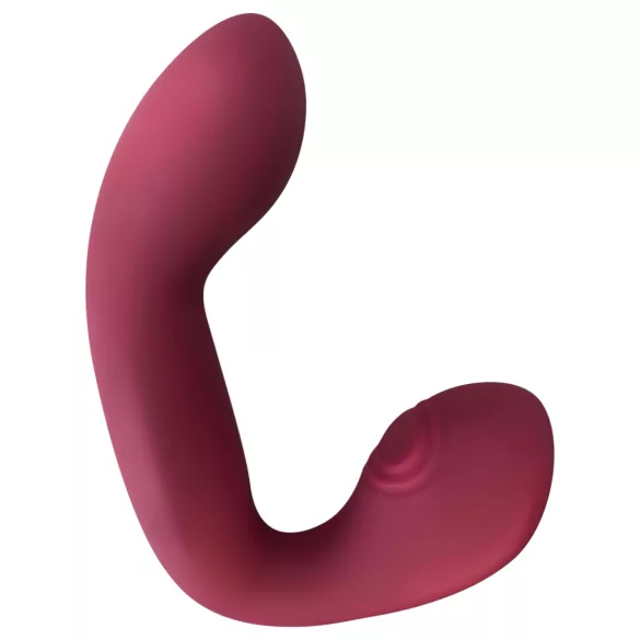 Javida Thumping - vibrirajoči G-točka in klitoralni vibrator (rdeč)