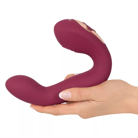 Javida Thumping - vibrirajoči G-točka in klitoralni vibrator (rdeč)