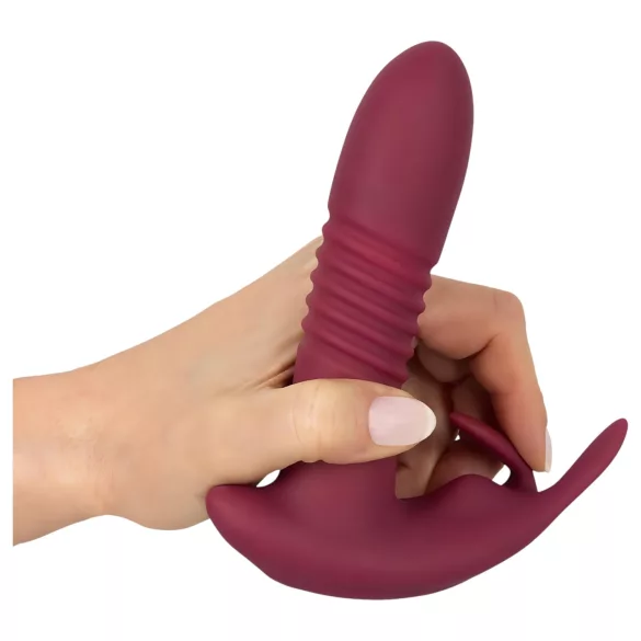 Javida RC - vibrator za klitoris na daljinsko upravljanje - 3 funkcije - rdeč