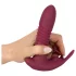Javida RC - vibrator za klitoris na daljinsko upravljanje - 3 funkcije - rdeč