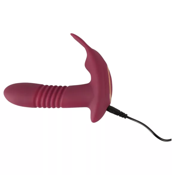Javida RC - vibrator za klitoris na daljinsko upravljanje - 3 funkcije - rdeč