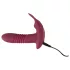 Javida RC - vibrator za klitoris na daljinsko upravljanje - 3 funkcije - rdeč