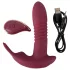 Javida RC - vibrator za klitoris na daljinsko upravljanje - 3 funkcije - rdeč