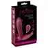 Javida RC - vibrator za klitoris na daljinsko upravljanje - 3 funkcije - rdeč