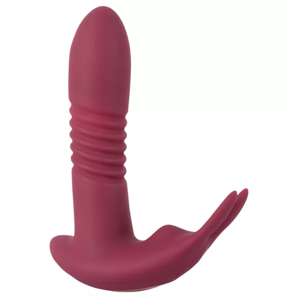 Javida RC - vibrator za klitoris na daljinsko upravljanje - 3 funkcije - rdeč