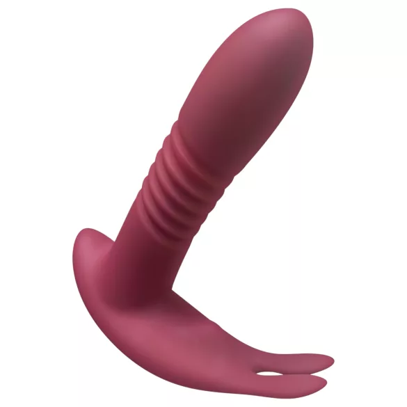 Javida RC - vibrator za klitoris na daljinsko upravljanje - 3 funkcije - rdeč