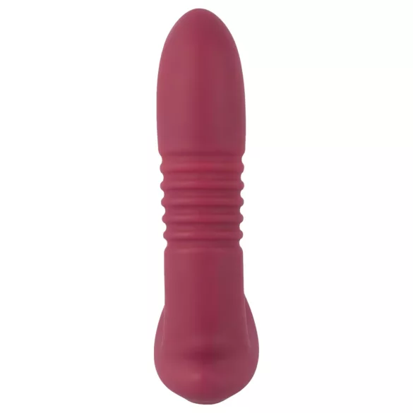 Javida RC - vibrator za klitoris na daljinsko upravljanje - 3 funkcije - rdeč