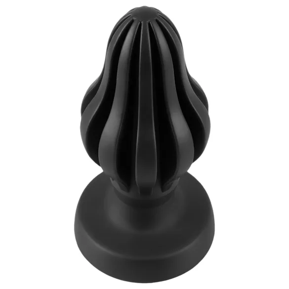 ANOS - rebrast mehki čep za zadnjico - 7 cm (črn)