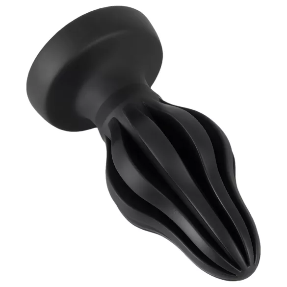 ANOS - rebrast mehki čep za zadnjico - 7 cm (črn)