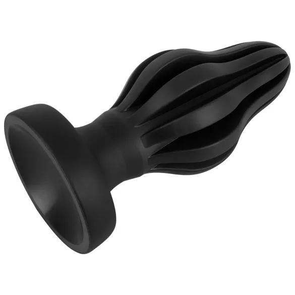 ANOS - rebrast mehki čep za zadnjico - 7 cm (črn)