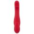 You2Toys - dvojni vibrator brez pasov - daljinski upravljalnik - rdeč