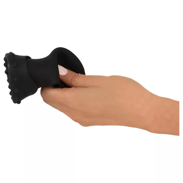Couples Choice - vibrator za pare - grelna funkcija - polnjenje USB - črna