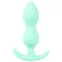 Cuties - mini analni čep - silikonski - meta barva - 2,3 cm