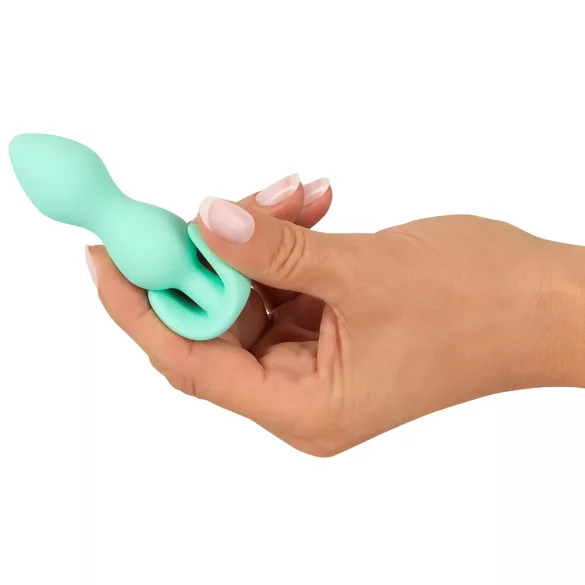 Cuties - mini analni čep - silikonski - meta barva - 2,3 cm