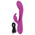 Javida Thumping Rabbit - vibrator zajec s 3 motorji - vijoličen