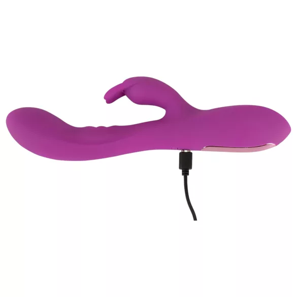 Javida Thumping Rabbit - vibrator zajec s 3 motorji - vijoličen