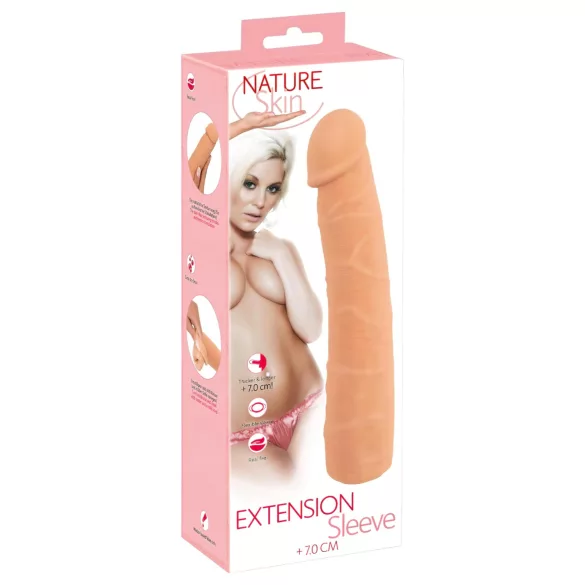 Nature Skin - penis podaljšek in odebelitev - 24 cm