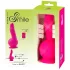 SMILE Powerful - vibracijski dildo z dvema motorjema - roza - polnilni