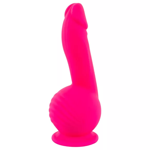 SMILE Powerful - vibracijski dildo z dvema motorjema - roza - polnilni