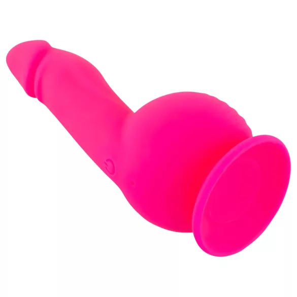 SMILE Powerful - vibracijski dildo z dvema motorjema - roza - polnilni