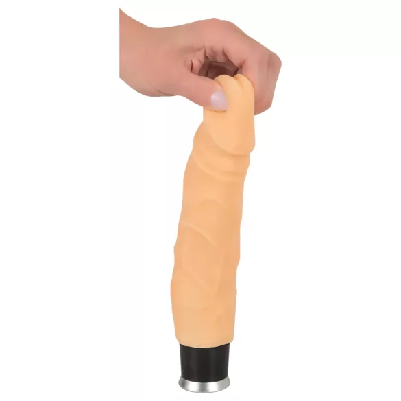 Nature Skin - realistični vibrator - kožna barva 23 cm