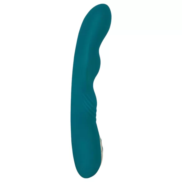 SMILE - rotacijski vibrator za G-točko - vodoodporen, polnjenje, zelen