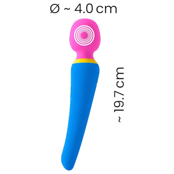 You2Toys - vibracijski masažer - akumulatorski, vodoodporen, barvit