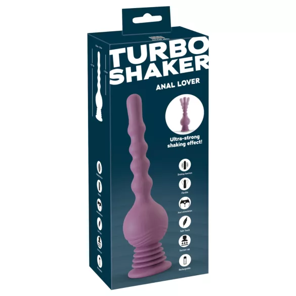 You2Toys - analni vibrator - turbo tresenje - vijoličen
