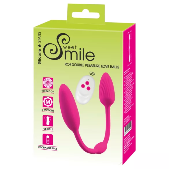 Sweet Smile - RC Dvojna gejšina kroglica (roza)