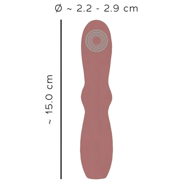 You2Toys Hazel 04 - vibratorski masažer - upogljiv, polnilec - vijoličen
