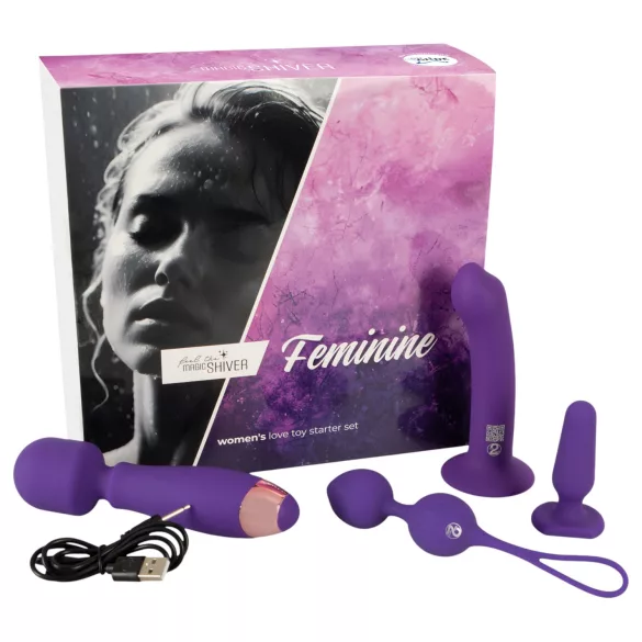 Magic Shiver Feminine - komplet za ženske - 4-delni set za seks