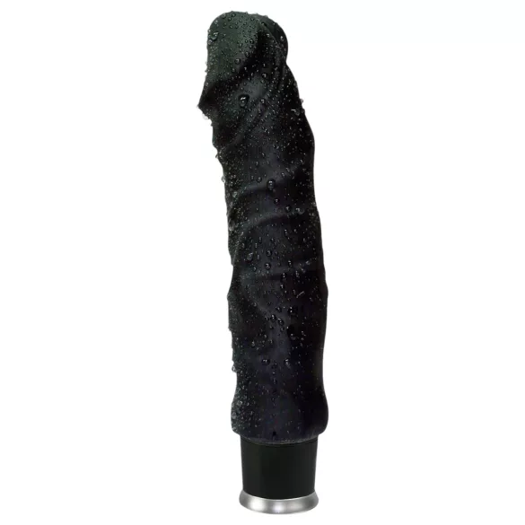 Nature Skin - realistični vibrator - črn - 22 cm