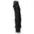Nature Skin - realistični vibrator - črn - 22 cm